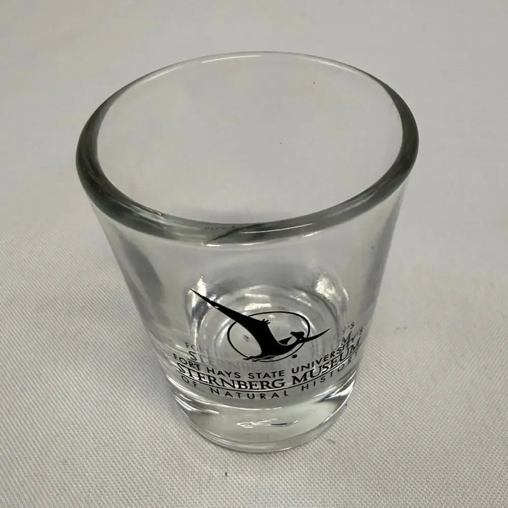 SKU3176 Vintage Sternberg Museum Shot Glass (Fort Hays State University History)